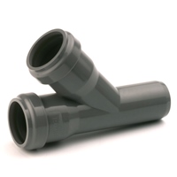 ͨˮܽͷ PVC 40mm a 45 EN1329 PN4